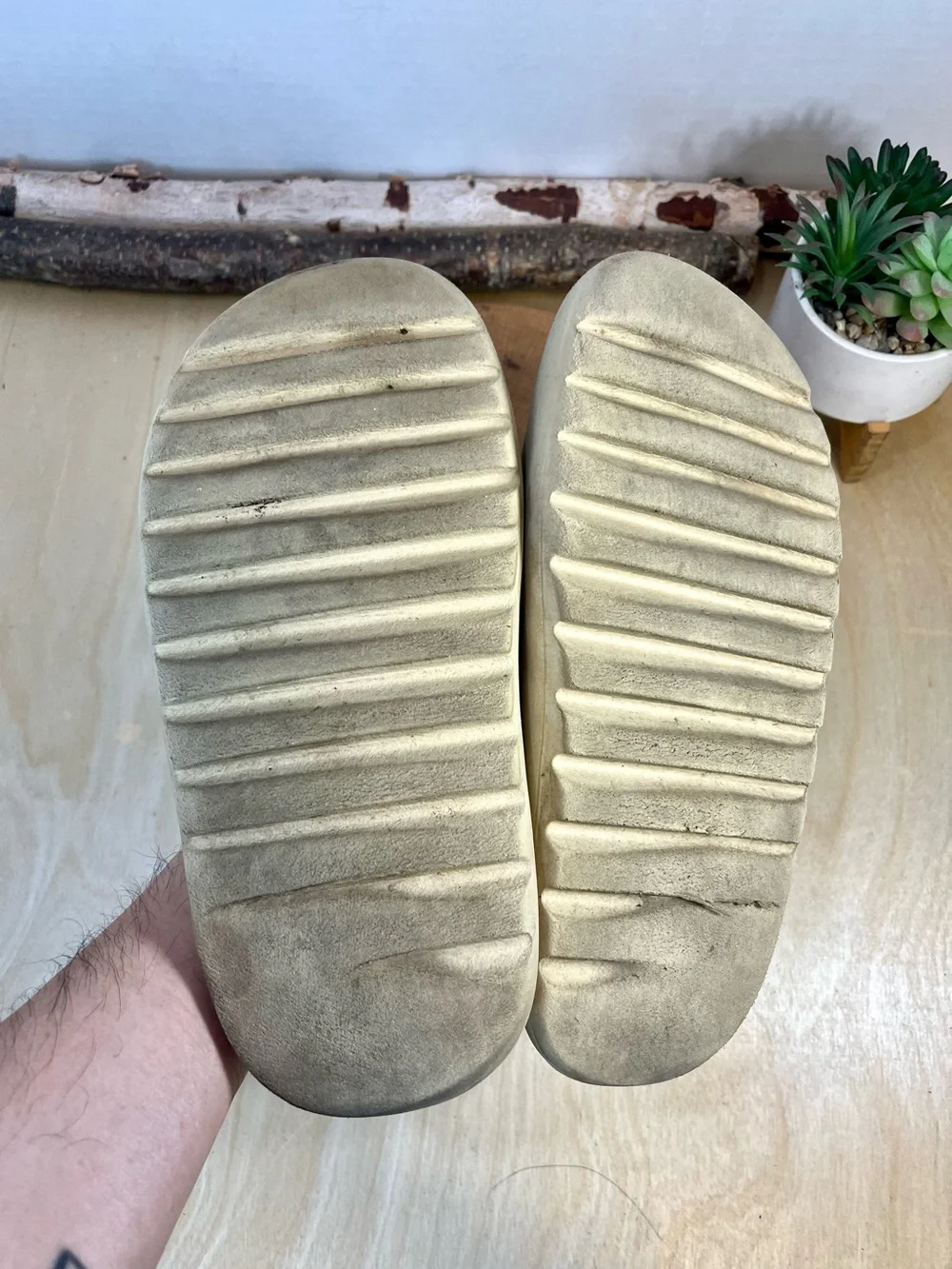 Adidas Yeezy Slides - Beige - Men's Size 8 / Women's 10